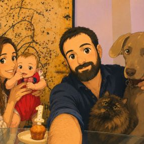 Angelantonio, Famiglia a Contrada