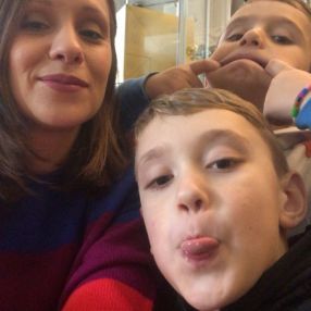 Yanina, Family in Francavilla al mare