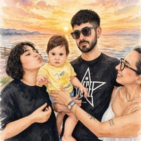 Muriel, Family in Torino