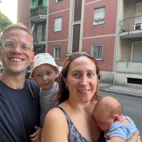 Stefan Sebastian, Family in Novara