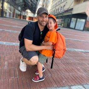 Davide, Famiglia a Savona