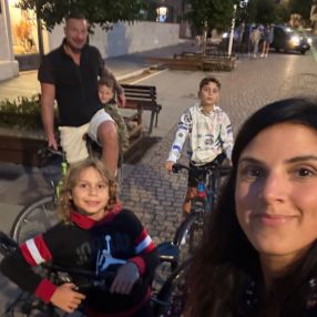 Silvia Pollastri, Family in Correggio