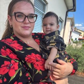 Denisa, Famiglia a Villafranca di Verona