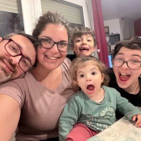 Maria Cristina, Famiglia a Martignano