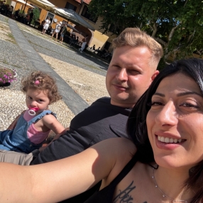 Valentina, Famiglia a Castelletto sopra Ticino