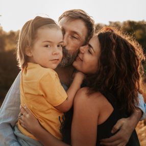 Silvia, Famiglia a Biccari