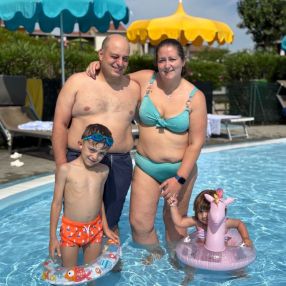 Francesca, Family in Agrate Brianza