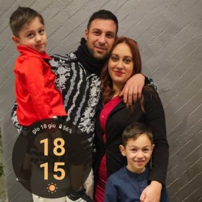 Fabio, Famiglia a Cavriago