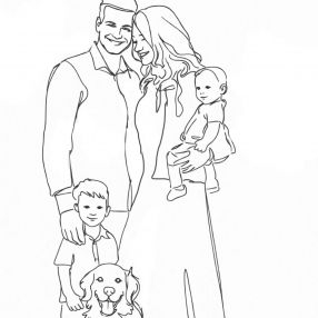 Michela, Famiglia a Malé