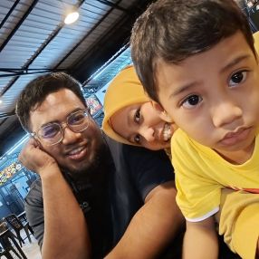 Aqma rahim, Family in Kuantan