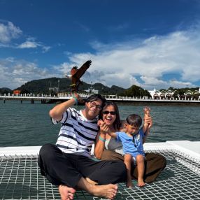 Farahin, Family in Langkawi