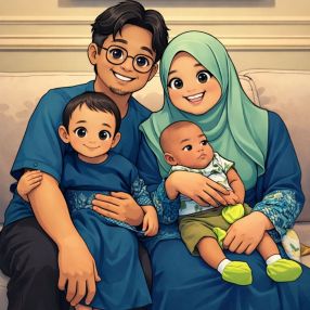 Abdul Rahman, Keluarga di Seri Kembangan
