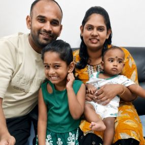 Buvanes, Family in Sitiawan