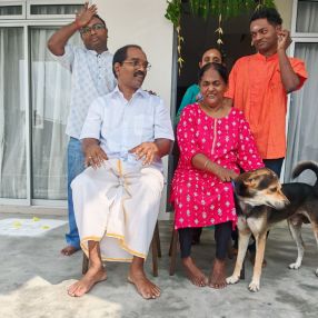 Shantini A/P B Saravana kumar, Keluarga di Banting