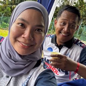 Wahida, Keluarga di Skudai