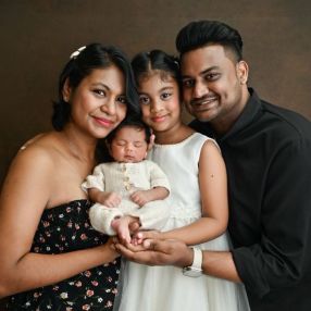 Harrish Aswin kumar, Family in Ipoh