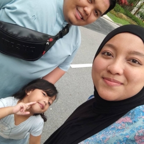 Fatin, Family in Ulu Tiram
