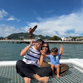 Farahin, Family in Langkawi