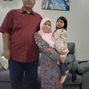 Nur shafieka, Keluarga di Kulai