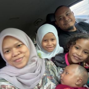Atiqah, Family in Rawang