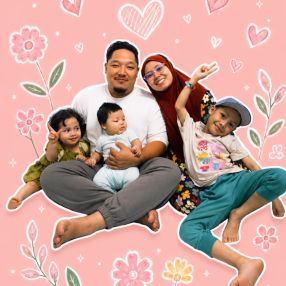 Syazwani, Family in Muar