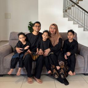 Nornadirah, Family in Rawang