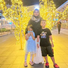 Nur, Keluarga di Rawang