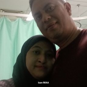 Noorizan, Keluarga di Muar