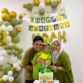 Hasyraf, Family in Bandar Puncak Alam