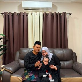 Nurul Afina, Family in Kulai