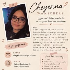 Cheyenna, Babysitter in Boxmeer