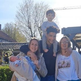Albertine Maria, Gezin in Stroe