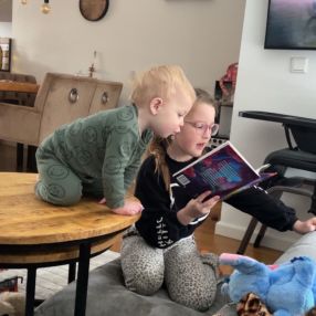 Noelle, Gezin in Millingen aan de Rijn