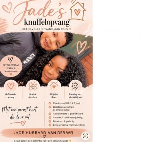 Jade's knuffelopvang Liefdevolle opvang aan huis