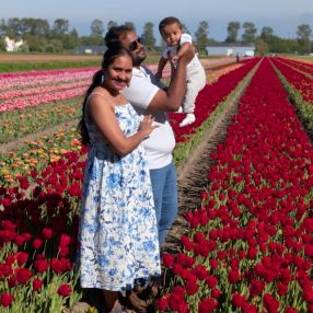 Namitha, Family in Helmond
