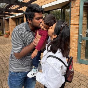 Aishwarya, Family in Hilversum