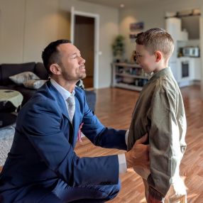 Tron, Familie i Kopervik