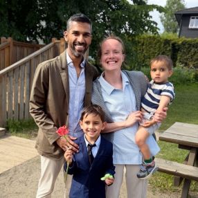 Gihan, Familie i Bærum