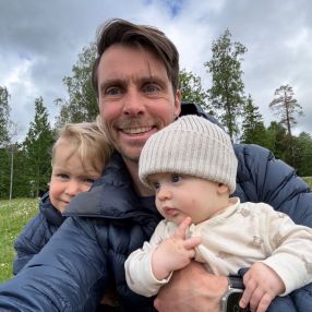 Jonas Aamodt, Familie i Nesbru