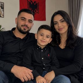 Gzim, Family in Horten