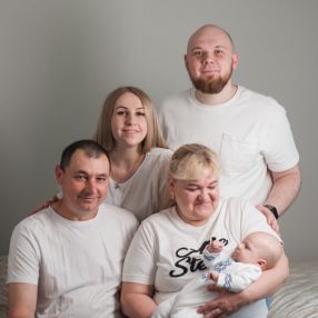 Liudmyla, Familie i Tønsberg