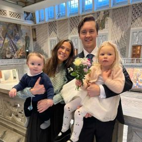 Vilde Frogg, Familie i Bærum