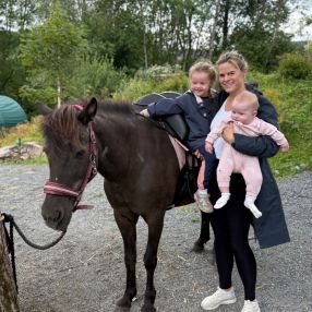 Andreas Bjerke, Familie i Lommedalen