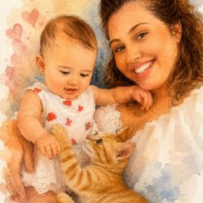 Vanessa, Família em Pinhal Novo