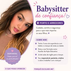 Carla, Babysitter em Ermesinde