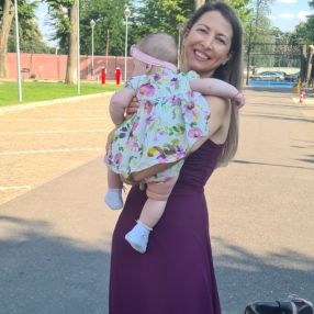 Nicoleta, Familie în Voluntari