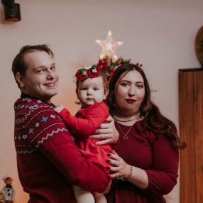 Diana Maria, Family in Oradea