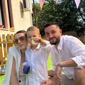 Bianca, Familie în Voluntari