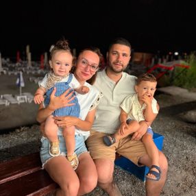 Lavinia, Familie în Suceava