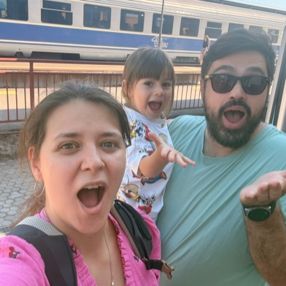 Ana Maria, Family in București